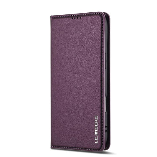 For iPhone Air LC.IMEEKE L1 Series Frosted Fine Texture PU Phone Case(Purple) - iPhone Air Cases by LC.IMEEKE | Online Shopping UK | buy2fix