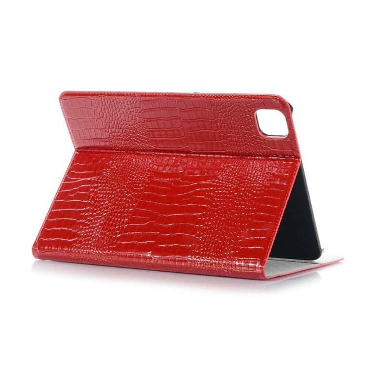 For iPad Pro 13 2025 / 2024 Crocodile Texture Leather Tablet Case(Red) by buy2fix