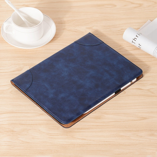 Retro Book Style Leather Tablet Case For iPad Pro 11 2025 / 2024(Navy Blue) by buy2fix