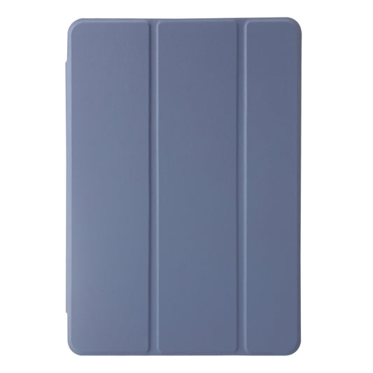 For Huawei Matepad SE 11 2024 Clear Acrylic 3-Fold Leather Tablet Case(Lavender Purple) by buy2fix