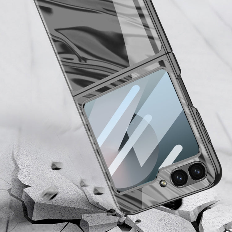 For Samsung Galaxy Z Flip6 GKK Integrated Phantom Optics Full Coverage Phone Case(Black) by GKK