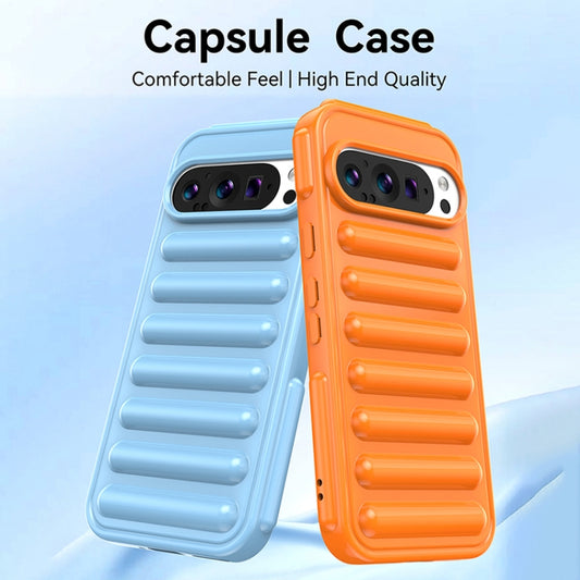 For Google Pixel 9 Pro XL Capsule Series Candy Color TPU Phone Case(Black) by buy2fix