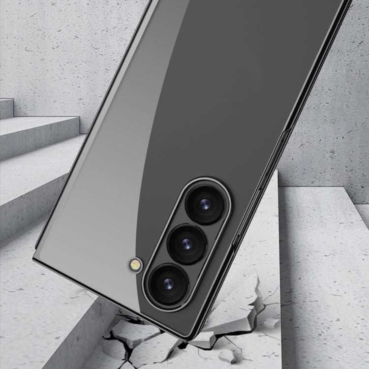 For Samsung Galaxy Z Fold6 GKK Big Hole Electroplating Phantom Full Coverage Phone Case(Silver) by GKK