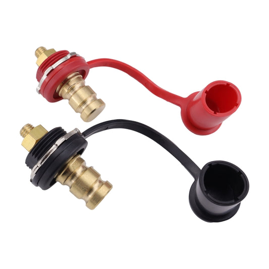 Pair 250A Car Stud Battery Charger Binding Post(Black + Red) by buy2fix