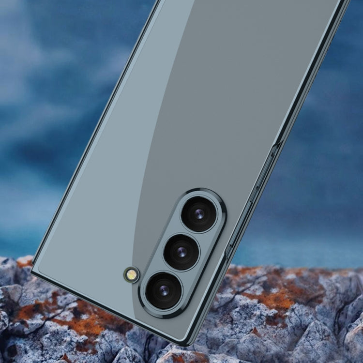 For Samsung Galaxy Z Fold6 GKK Integrated Electroplating Phantom Full Coverage Phone Case(Silver) by GKK