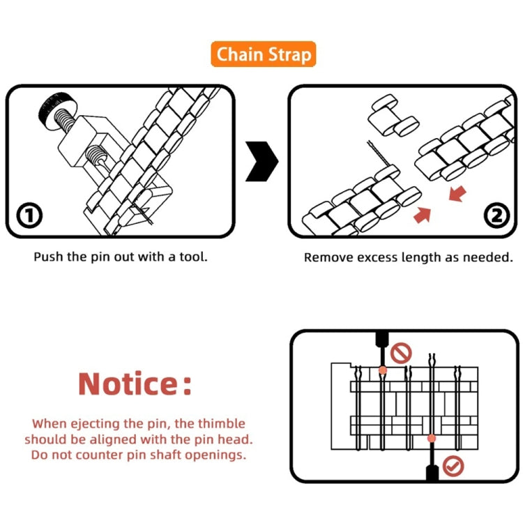 For Honor Band 10 / 9 MIJOBS Three-Beads Stainless Steel Watch Band(Silver) by MIJOBS