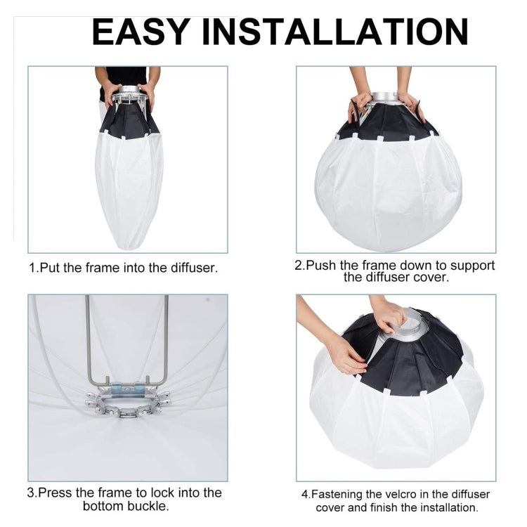 Godox Folding Lantern Softbox Bowens Mount Softbox, Model:CS-65D - by Godox | Online Shopping UK | buy2fix