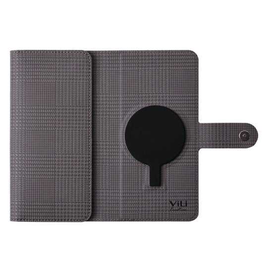For Samsung Galaxy S24 5G ViLi GHB-C Series RFID MagSafe Magnetic Flip Leather Phone Case(Grey) by ViLi