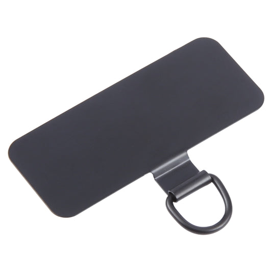 Rectangle Metal Mobile Phone Lanyard Fixing Gasket(Black) - Lanyards & Wrist Straps by buy2fix | Online Shopping UK | buy2fix