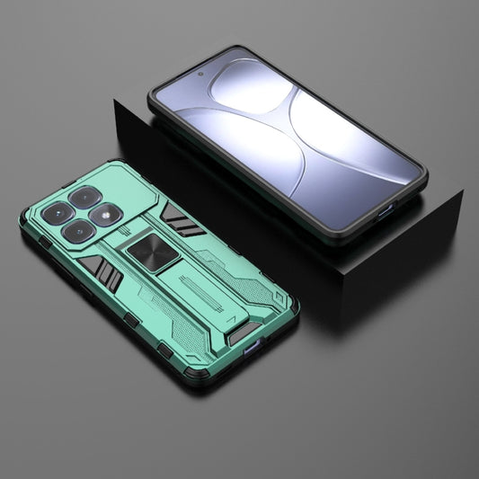 For Redmi K70 Ultra 5G Global Supersonic PC + TPU Holder Phone Case(Green) by buy2fix