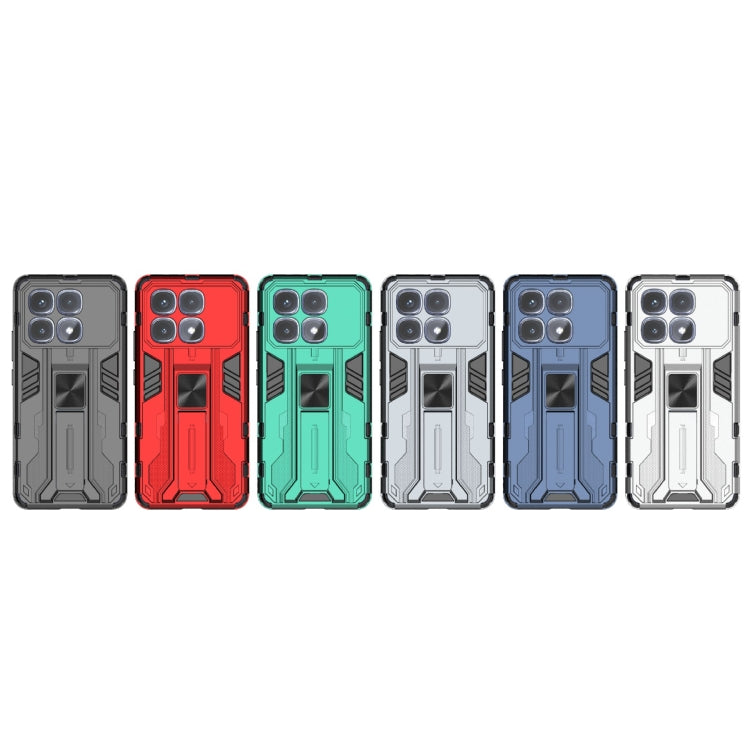 For Redmi K70 Ultra 5G Global Supersonic PC + TPU Holder Phone Case(Green) by buy2fix