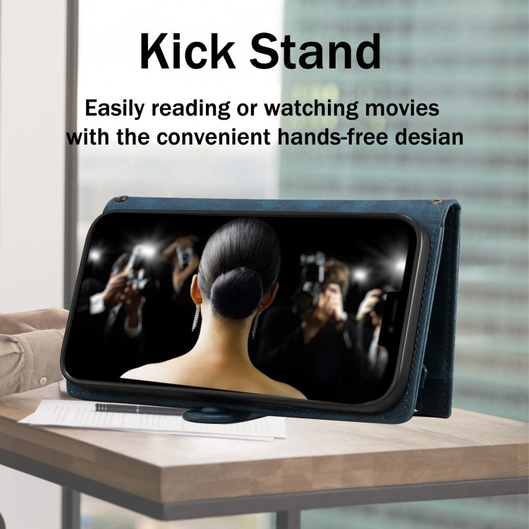 For Samsung Galaxy A56 5G ESEBLE Retro Frosted RFID Flip Leather Phone Case(Dark Green) - Galaxy Phone Cases by ESEBLE | Online Shopping UK | buy2fix