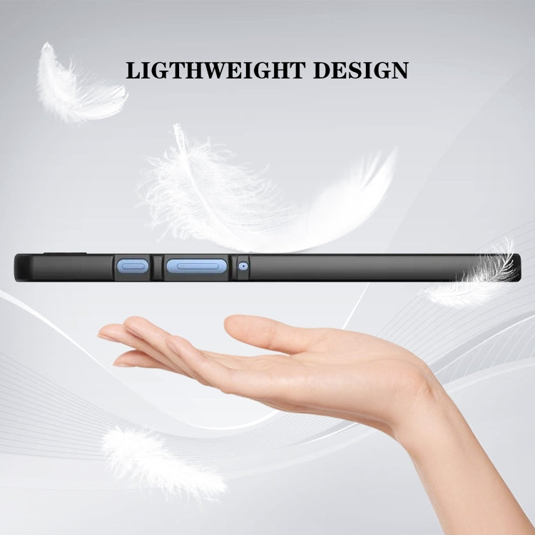 For Samsung Galaxy Tab S9+ / S9 FE+ Color Painting Pattern Smart Tablet TPU Case(Golden Rose) by buy2fix