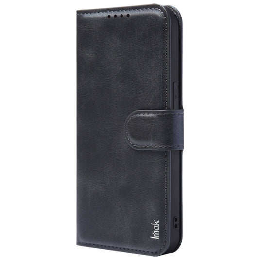 For iPhone 15 IMAK Count Series Flip Leather Phone Case(Black) - iPhone 15 Cases by imak | Online Shopping UK | buy2fix