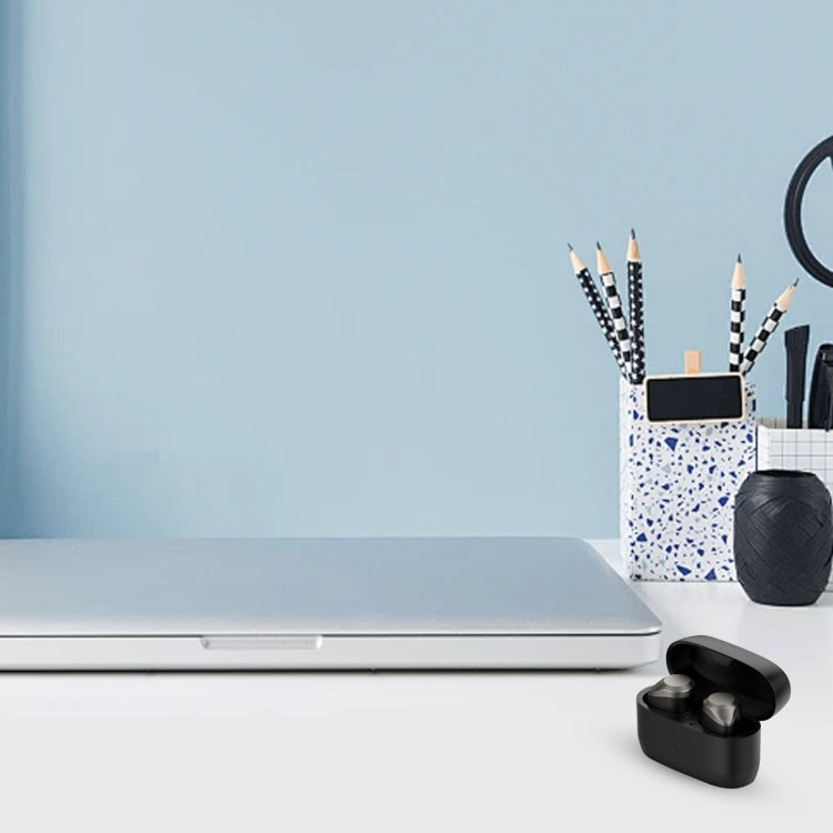 For Jabra Elite 4 / Elite 3 Wireless Bluetooth Earphone Charging Box(Black) by buy2fix