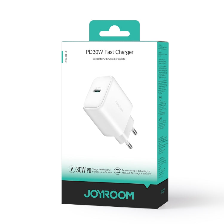 JOYROOM JR-TCF24 30W USB-C / Type-C Fast Charger, Specification:EU Plug(White) by JOYROOM