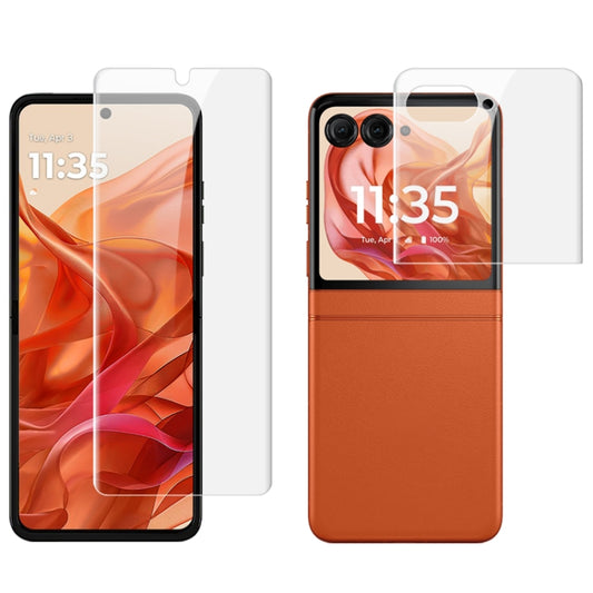 For Motorola Razr 50 / Razr 2024 imak 4th Generation Screen Hydrogel Film Protector, Main Screen + Second Screen 1 Set by imak