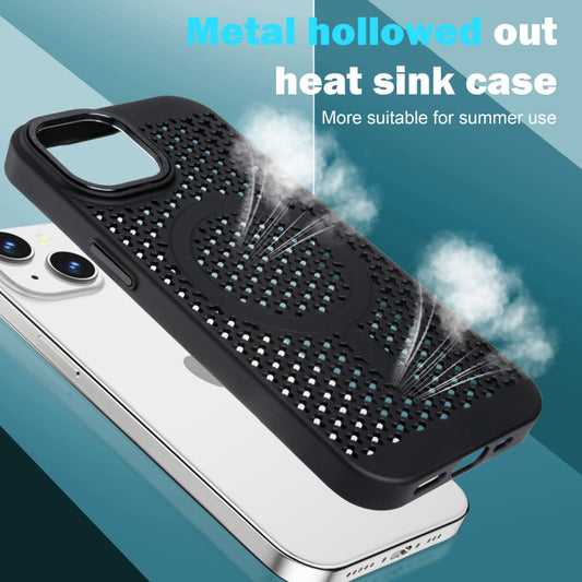 For iPhone 16 Plus Ice Feeling Cooling MagSafe Magnetic Phone Case(White) by buy2fix