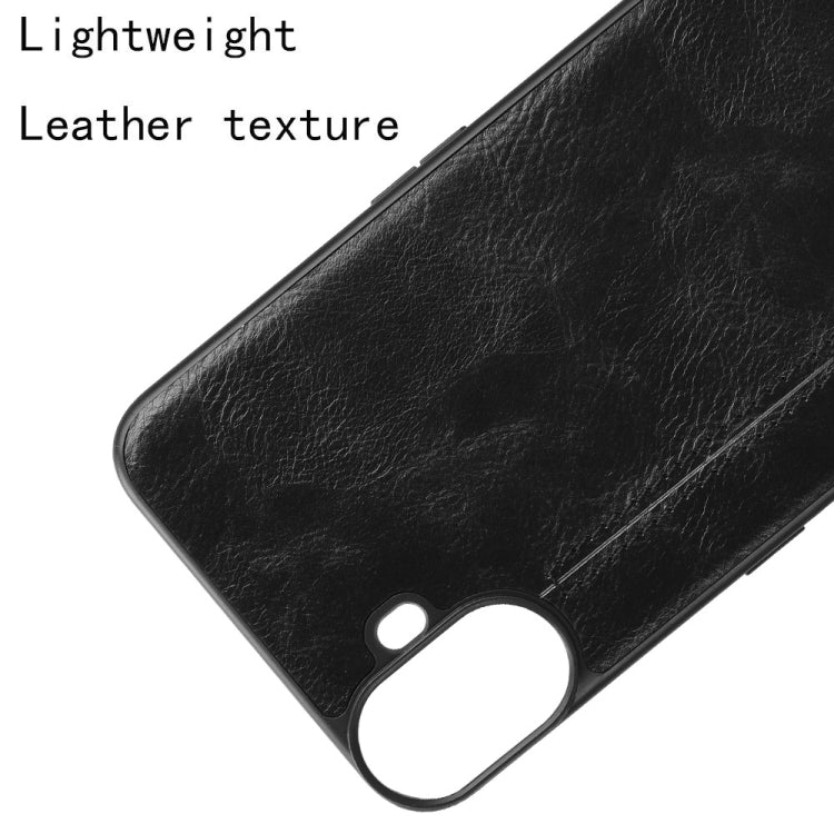 For Nothing CMF Phone 1 Cow Pattern Sewing Card Bag Phone Case(Black) - Nothing Cases by buy2fix | Online Shopping UK | buy2fix