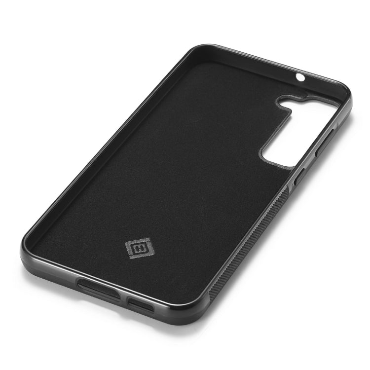 For Samsung Galaxy S24 FE 5G LC.IMEEKE 3 in 1 Carbon Fiber Texture Shockproof Phone Case(Black) by LC.IMEEKE