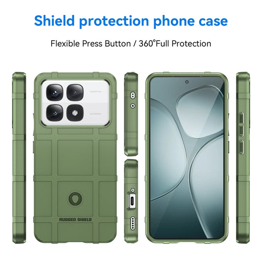 For Redmi K70 Ultra Full Coverage Shockproof TPU Phone Case(Green) by buy2fix