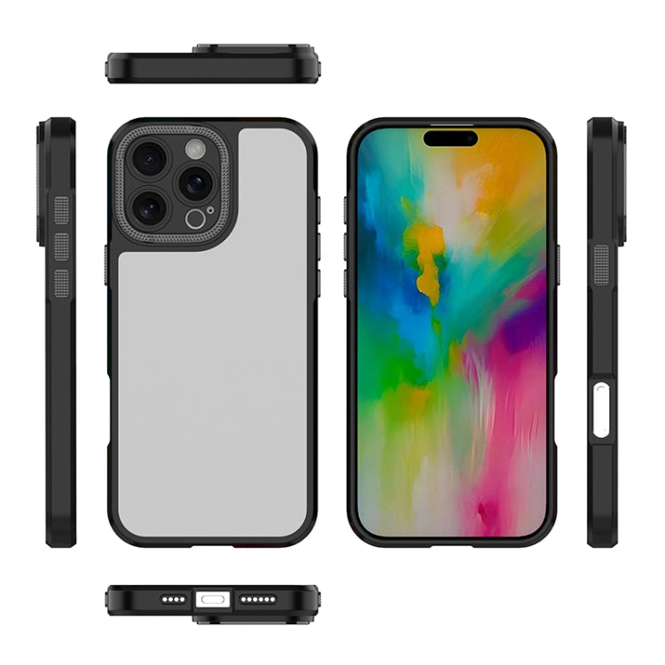 For iPhone 16 Pro Max Bodyguard Micro Matte PC Hybrid TPU Phone Case(Green) by buy2fix