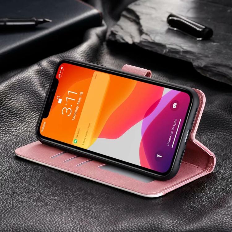 For Google Pixel 10 / 10 Pro Nail Skin Feel Stitching Calf Texture Leather Phone Case(Rose Gold) - Google Cases by buy2fix | Online Shopping UK | buy2fix