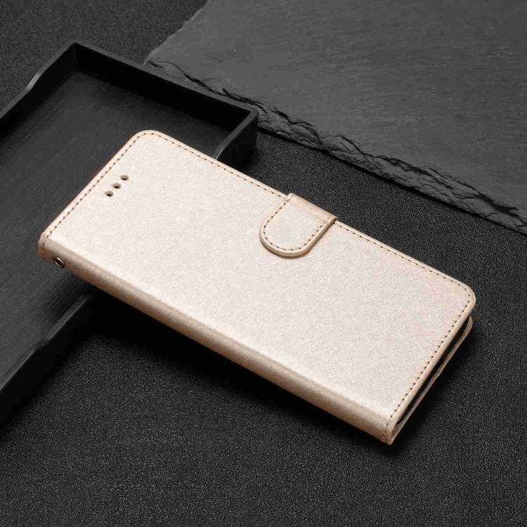 For iPhone Air Silk Texture Horizontal Flip Leather Phone Case(Gold) - iPhone Air Cases by buy2fix | Online Shopping UK | buy2fix