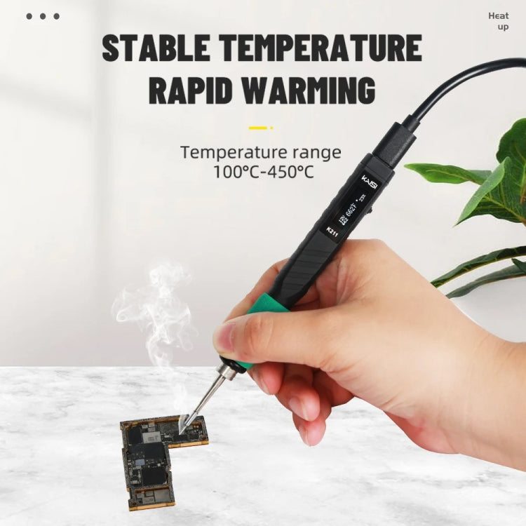 Kaisi K211 USB Portable Electric Soldering Iron with Smart Sleep by Kaisi