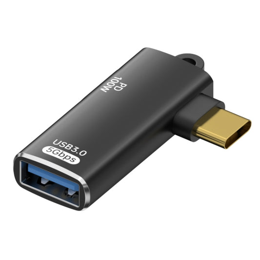 ADS-617 5Gbps PD100W USB-C / Type-C to USB OTG Adapter(Black) - OTG Adapter by buy2fix | Online Shopping UK | buy2fix