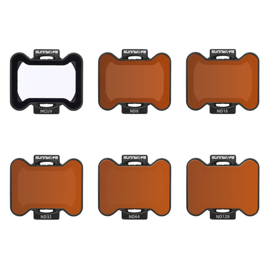 For DJI Avata 2 Sunnylife Camera Lens Filter, Filter:6 in 1 MCUV ND8/16/32/64/128 by Sunnylife