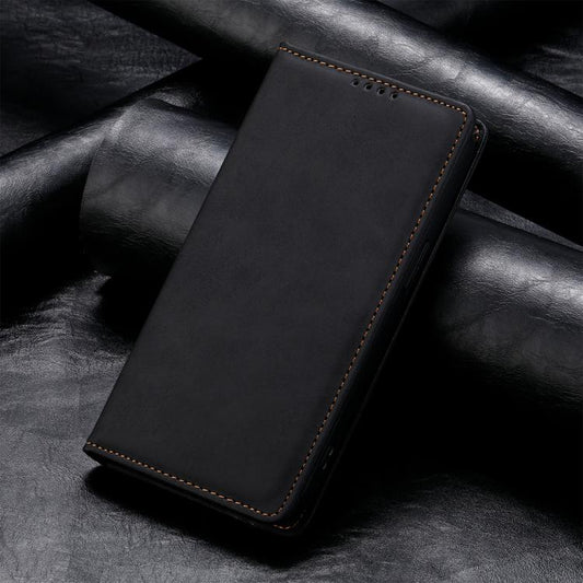 For iPhone Air Business Solid Color Magnetic RFID Leather Phone Case(Black) - iPhone Air Cases by buy2fix | Online Shopping UK | buy2fix