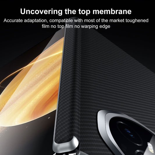 For Honor Magic V3 SULADA 600D Kevlar Texture PC Shockproof Phone Case(Blue) - Honor Cases by SULADA | Online Shopping UK | buy2fix