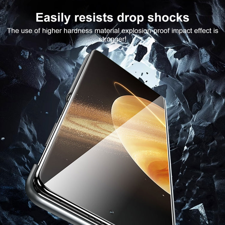 For Honor Magic V3 SULADA Frameless Top Layer Cowhide Leather + PC Phone Case(Black) by SULADA