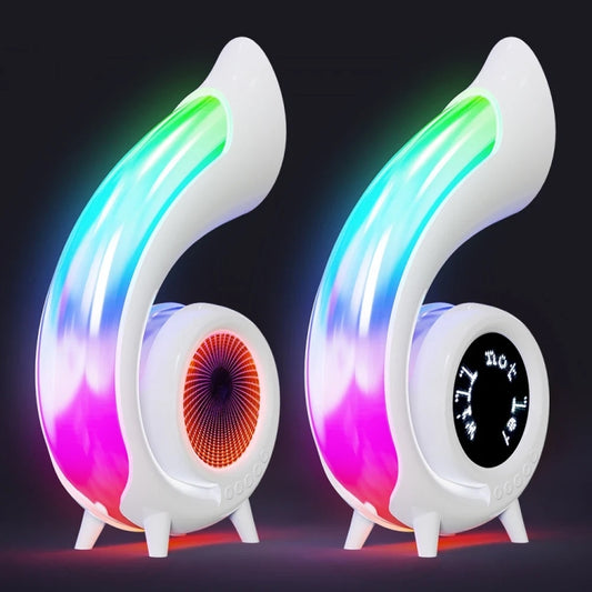 G69 Abyss Light RGB Colorful Desktop Bluetooth Speaker(White) - Desktop Speaker by buy2fix | Online Shopping UK | buy2fix