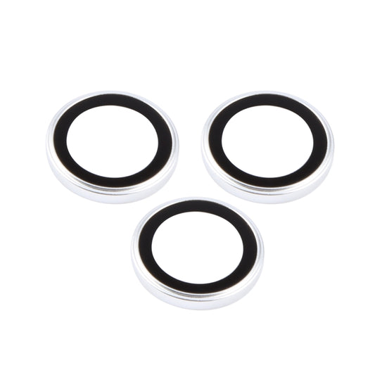 For iPhone 16 Pro / 16 Pro Max Back Camera Cover Tempered Glass Lens Film(Silver) by buy2fix