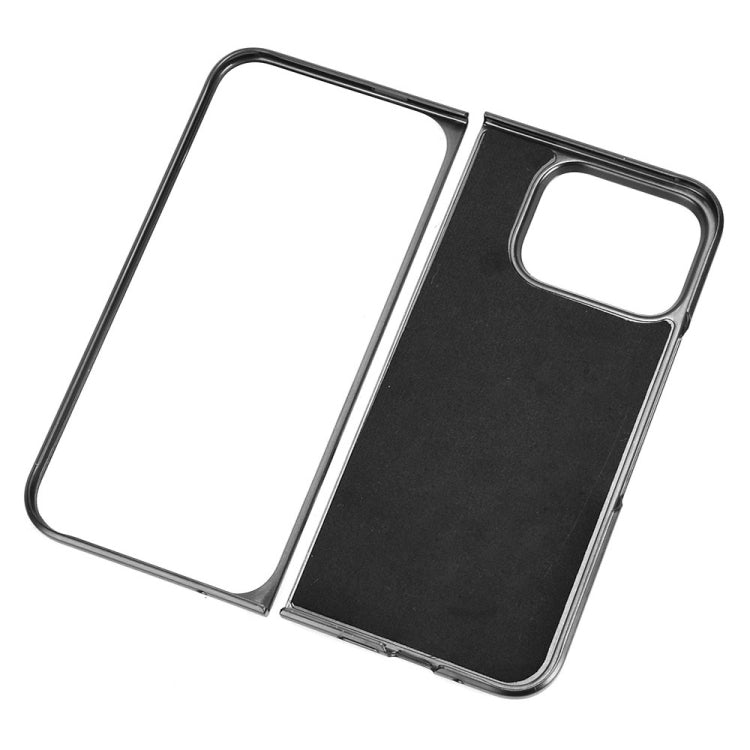For Google Pixel 9 Pro Fold Cow Pattern Sewing Back Cover Phone Case(Black) by buy2fix