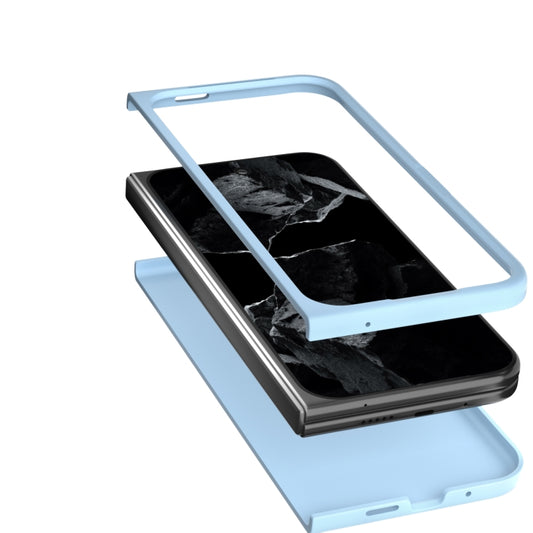For Google Pixel 9 Pro Fold Skin Feel PC Phone Case(Light Blue) by buy2fix