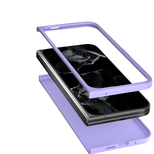 For Google Pixel 9 Pro Fold Skin Feel PC Phone Case(Purple) by buy2fix