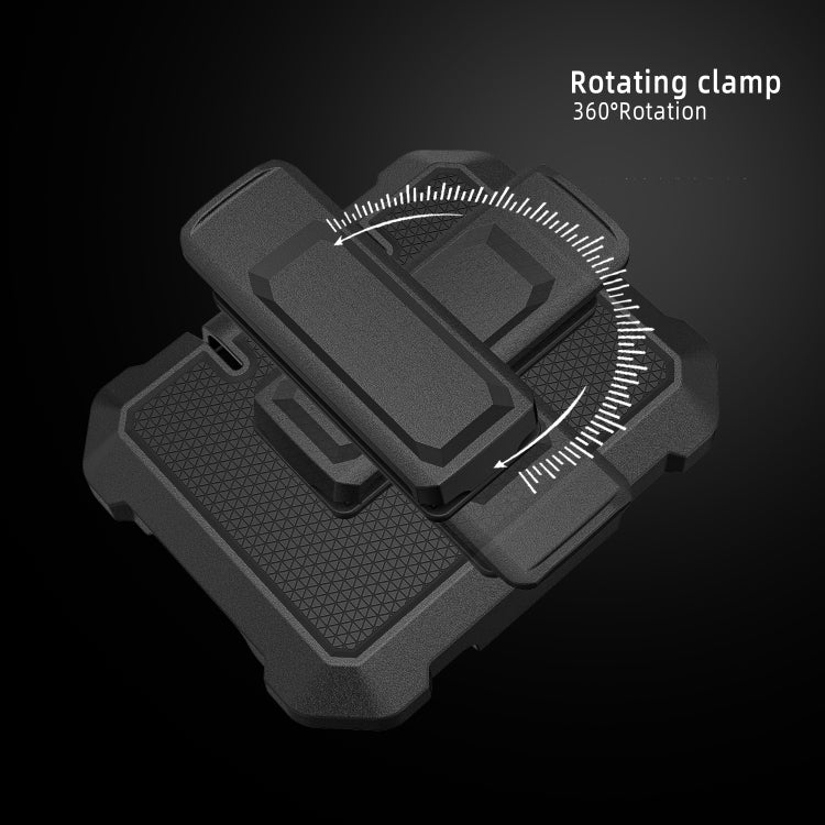 For Samsung Galaxy Z Flip6 / Flip7 FE PC Hybrid PU Leather Phone Case with Back Clip Holder(Black) - Galaxy Z Flip6 5G Cases by buy2fix | Online Shopping UK | buy2fix