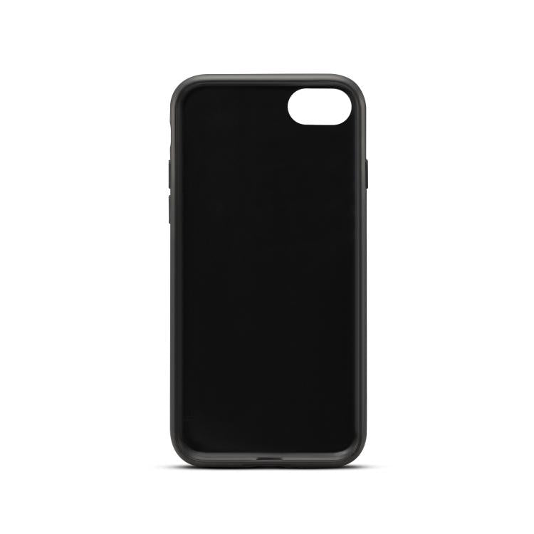 For iPhone 16e Denior D08 PU Single Card Slot Holder Phone Case(Blue) - iPhone 16e Cases by Denior | Online Shopping UK | buy2fix