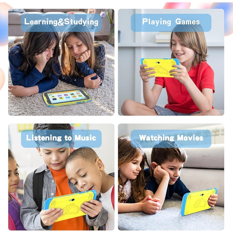 UNIWA Boxchip Tab 8 WiFi Kid Tablet, 4GB+64GB, 8 inch Android 13 Allwinner A523 Octa Core CPU Support Google Play(Blue) by UNIWA