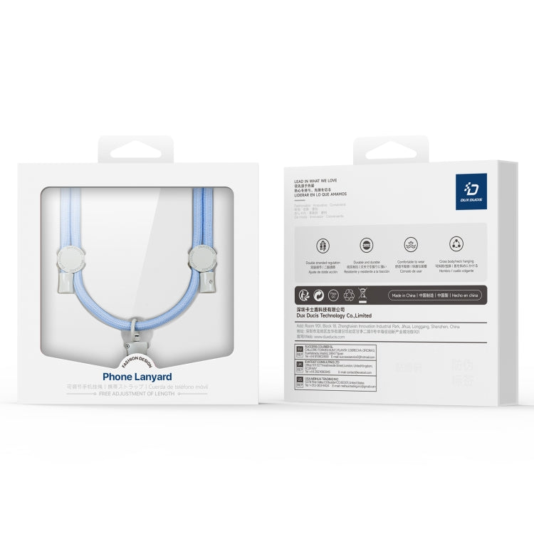 DUX DUCIS Plaz Crossbody Neck Strap Anti-lost Phone Lanyard(Sky Blue) by DUX DUCIS