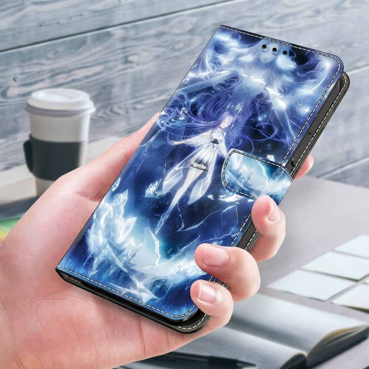 For iPhone 16 Pro Crystal Painted Leather Phone case(Magic Fairy) by buy2fix