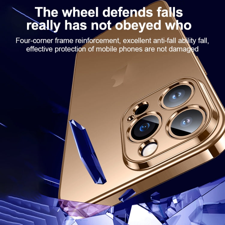 For iPhone 16 Pro SULADA Natural Color Series Electroplating Frosted TPU Phone Case(Titanium Blue) by SULADA