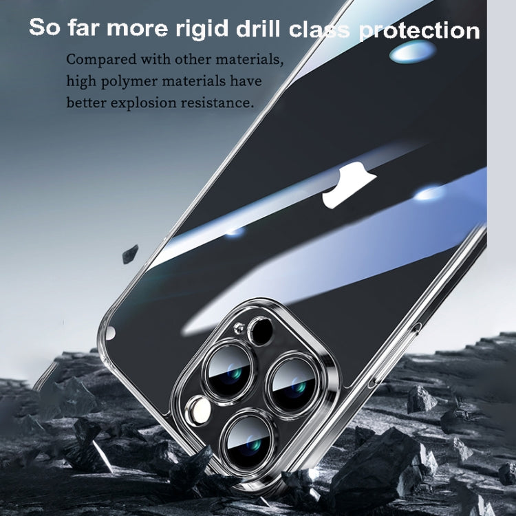 For iPhone 16 Pro SULADA TPU Frame Tempered Glass Transparent Phone Case(Black) by SULADA