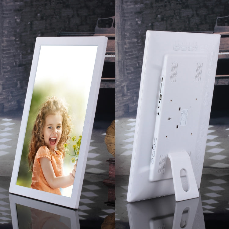 18.5 inch IPS Screen Digital Photo Frame, Plug Type:US Plug(White) by buy2fix