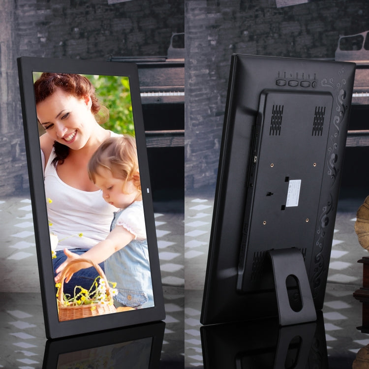 23.6 inch LED Screen Digital Photo Frame, Plug Type:US Plug(Black) by buy2fix