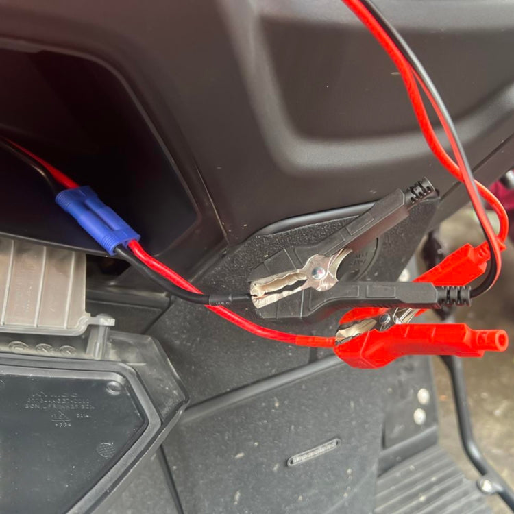 EC5 Female Connector Cable Car Power Emergency Start Silicone Soft Cable, Length:30cm by buy2fix