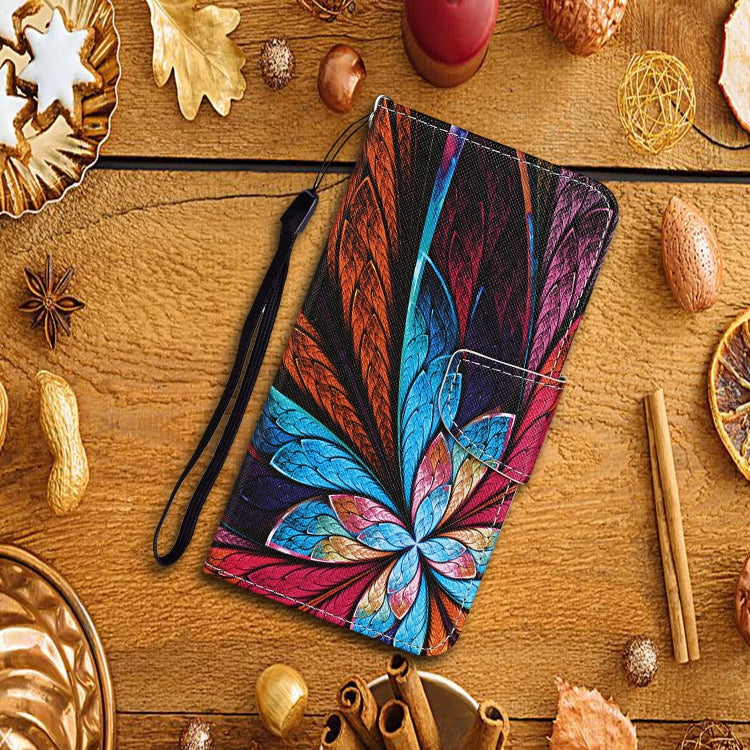 For OPPO Realme 6i Colored Drawing Pattern Horizontal Flip Leather Case with Holder & Card Slots & Wallet(Oil Painting) by buy2fix